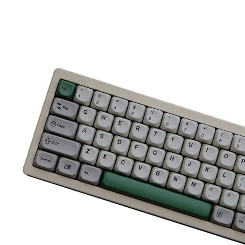 Retro-Tastenkappen-Set mit 139 Tasten, Englisch/Koreanisch, für mechanische Tastaturen, glatte Berührung, verbesserte Tippeffizienz von Ywmsfl