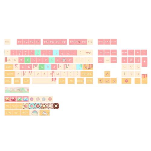 Ywmsfl 127pcs Ergonomic XDA Height Sublimated Keycap Set Einzigartiges Farbthema Verbessert Die Typisierung Für Mechanische Tastatur Ywmsfl 127pcs Ergonomic XDA Height Sublimated Keycap Set Einzigartiges Farbthema Verbessert Die Typisierung Für Mechanische Tastatur von Ywmsfl