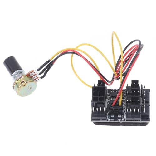 Ywmsfl 3Pin 4Pin Lüfteradapter PC Chassis Lüftergeschwindigkeitscontroller Für 3Pin/4Pin Lüfter Mit 8ports Technology 6Pin Netzteil von Ywmsfl