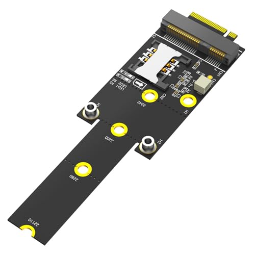 Ywmsfl Adapter PCIe Zu M Schlüsselkonverter Für 2242 2260 2280 221100 Einfache Installationsadapterkarte Ywmsfl Adapter PCIe Zu M Schlüsselkonverter Für 2242 2260 2280 221100 Einfache Installationsadapterkarte von Ywmsfl