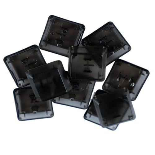 Ywmsfl Durchsichtige schwarze Tastenkappen für G813 G815 G913 Tastaturen mit komfortabler Haptik und einfacher Installation von Ywmsfl