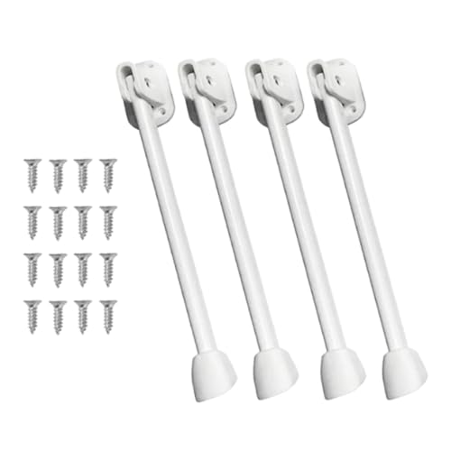 Ywmsfl Set Von 4 Klapptischbeinen Klammer Rack Erweitertes Hufeisendesign Möbelhalterungen Mit Schrauben Für Eine Bequeme Lagerung von Ywmsfl