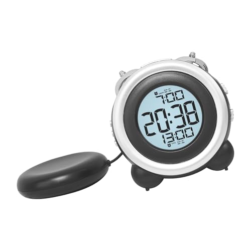 Ywmsfl Wecker mit starken Vibrationsalarmen, mehrere Alarme, anpassbare Einstellung für effizientes Zeitmanagement von Ywmsfl