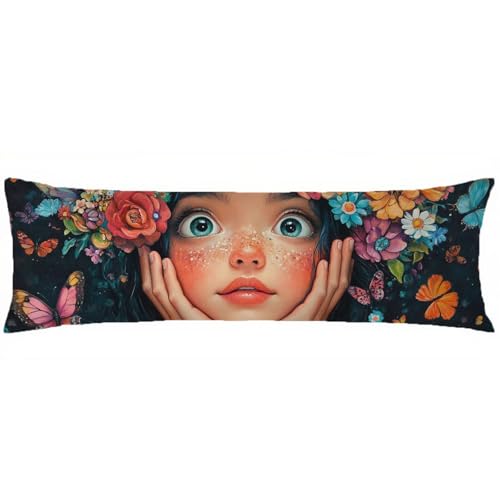 Kissenbezug 40x110cm und Technologie Seitenschläferkissen Bezug Rose Samt kopfkissenbezug mit Unsichtbarer Reißverschluss, schlafkissen seitenschläfer Kissenbezüge, langes kissen, für Schlafzimmer T57 Kissenbezug 40x110cm und Technologie Seitenschläferkissen Bezug Rose Samt kopfkissenbezug mit Unsichtbarer Reißverschluss, schlafkissen seitenschläfer Kissenbezüge, langes kissen, für Schlafzimmer T57 von Yxjueaan