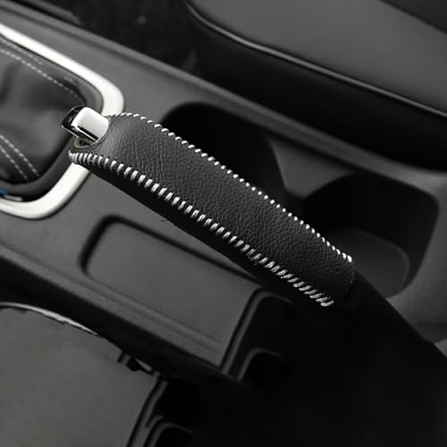 YyQFMA8 Auto Getriebe Handbremse Schutzhülle Für Audi Q8 e-tron 2022 2023 2024,Anti-Skid Rutschfester Handbremsen-Abdeckungsschutz,White von YyQFMA8