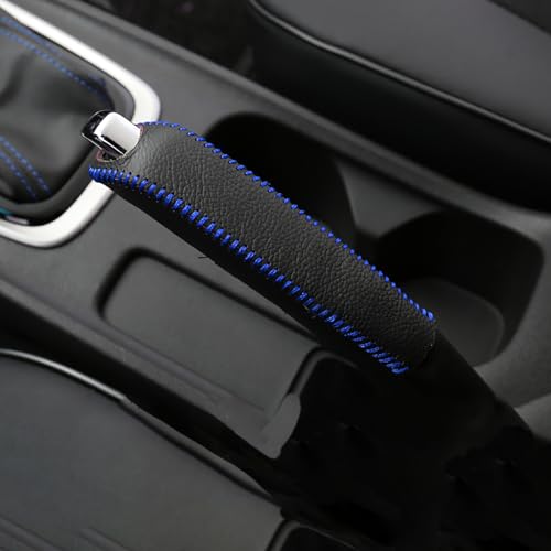 YyQFMA8 Auto Getriebe Handbremse Schutzhülle Für Hyundai Solaris Matrix IX20 IX25 IX35,Anti-Skid Rutschfester Handbremsen-Abdeckungsschutz,Blue von YyQFMA8