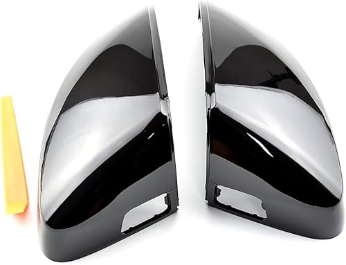 YyQFMA8 Auto Spiegelkappen für Audi A3 S3 8V RS3,Auto Rückspiegel Seite Glas Spiegel Abdeckung Trim Ersetzen Zubehör.,D-with Side Assist-1 von YyQFMA8