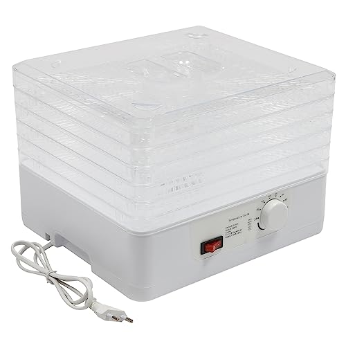 350W Dörrautomat, Dörrgerät Dörrer Dörrapparat Obsttrockner Dehydrator Stufenlos für Verschiedene Obst- und Gemüsesorten, Fleisch, Kräuter von YyanLAK