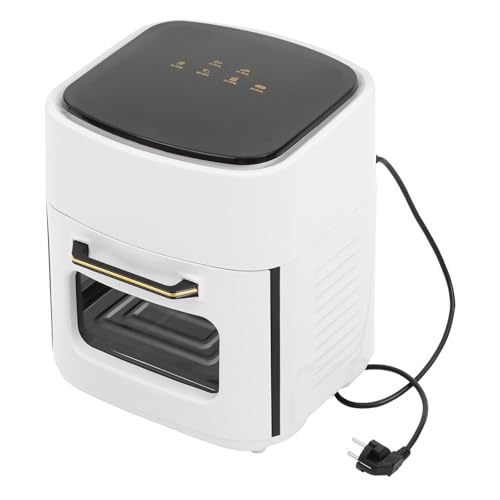 Heißluftfritteuse, 1400W Heißluftfritteuse, Airfryer Air Fryer Ofen, Instant Topf, Smart Air Fryer Herd zum Braten und Frittieren von Fleisch, Fisch, Gemüse, Kartoffeln (Weiß) von YyanLAK
