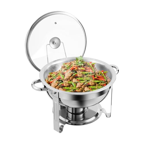 Wärmebehälter, 33.3x8.4cm Chafing Dish 2PCS Chaferteller, Buffet-Wärmegerät, Gratinpfanne als Esswärmer mit Deckeln Kann in verschiedenen Orten wie Buffets, Frühstücksbereiche, Hotels, Kantinen Wärmebehälter, 33.3x8.4cm Chafing Dish 2PCS Chaferteller, Buffet-Wärmegerät, Gratinpfanne als Esswärmer mit Deckeln Kann in verschiedenen Orten wie Buffets, Frühstücksbereiche, Hotels, Kantinen von YyanLAK