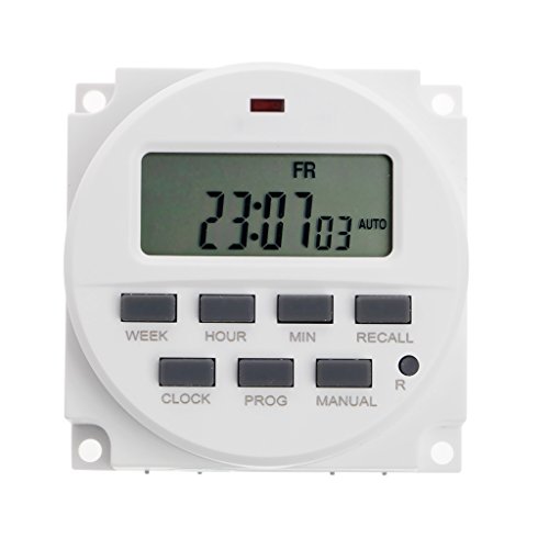 LCD Digital Timer 15,98 Zoll 12V DC 7 Tage Programmierbare Zeitschaltuhr TM618N-4 Von Yyooo von Yyooo