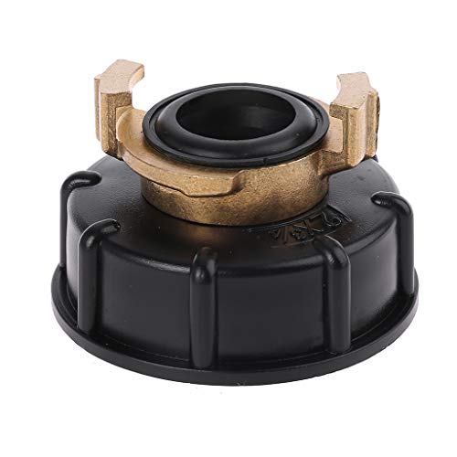 Wasserspeicher Tank IBC Tank Adapter S60X6 Geka Style Schlauchverbinder Bewässerung Praktisches Auslaufgewinde Zubehör Armaturen von FOXCUP