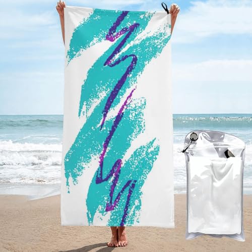 Yyoretp Mikrofaser-Handtuch mit 90er-Jahre-Tassen-Design, schnell trocknend, super saugfähig, Strandtücher für Pool, Reisen, Dusche Yyoretp Mikrofaser-Handtuch mit 90er-Jahre-Tassen-Design, schnell trocknend, super saugfähig, Strandtücher für Pool, Reisen, Dusche von Yyoretp