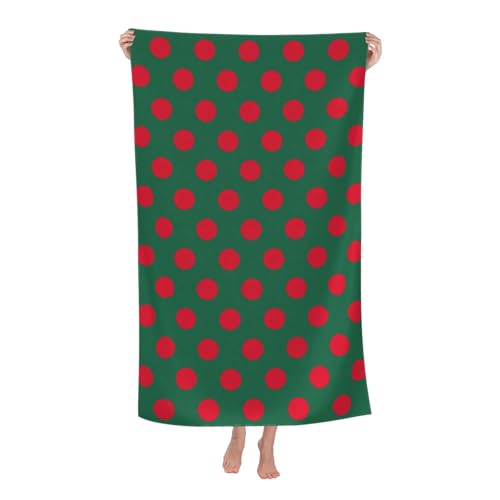 Yyoretp Mikrofaser-Strandtuch für Erwachsene, Motiv: Flagge von Bangladesch, super saugfähig, weiches Plüsch-Badetuch (81,3 x 132,1 cm) von Yyoretp