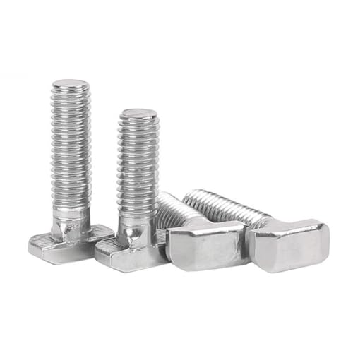 Yyyuluo M5/6/8 Kohlenstoffstahl T-Schraube T-Nut Einschlagbolzen T-förmig Druck Schrauben für die Serien 20/30/40/45 Europäische Norm Aluminium-Profil von Yyyuluo