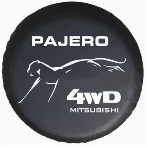 Yyyyy6A Auto Reserveradabdeckung für Mitsubishi Eclipse Roadster 2001-2012,Wasserdicht Staubdicht Radschutzhülle Außendekoration Zubehör,C-16inch von Yyyyy6A