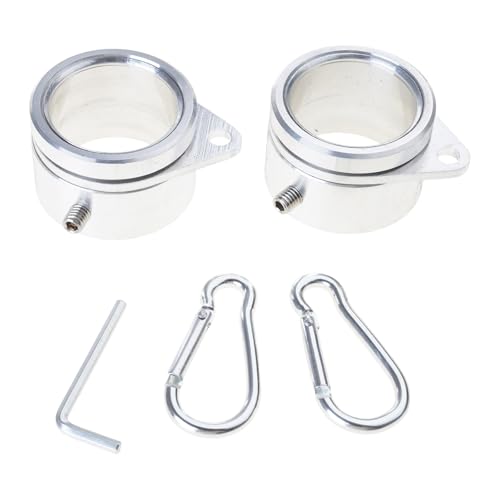Yzdysg Rotierende Fahnenmast Ringe Aluminiumlegierung Mit 304 Edelstahl Carabiner Für 0 9-1 05 Zoll Durchmesser Polen Outdoor Spinner Hardware Edelstahl Fahnenmastspinner Ringe von Yzdysg