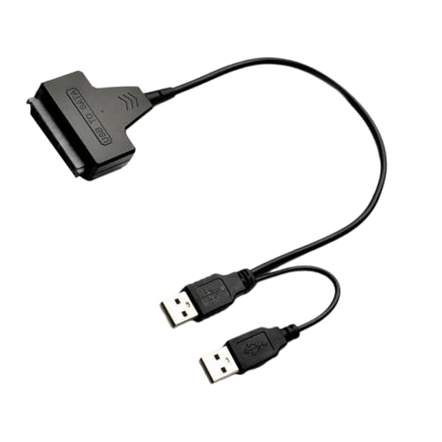 Yzdysg Schnellgeschwindigkeit USB Auf 2 5 Zoll Satas Festplatten Adapter Zwei USB Schnittstellen Easy Drives Management Ohne Externes Gehäuse von Yzdysg