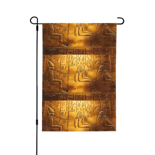 YzgWjBhd Ägypten Hieroglyphen Hausflagge, vertikal, doppelseitig, Premium, Frühling, Sommer, große Hausflagge, saisonale Dekoration, 31,8 x 45,7 cm YzgWjBhd Ägypten Hieroglyphen Hausflagge, vertikal, doppelseitig, Premium, Frühling, Sommer, große Hausflagge, saisonale Dekoration, 31,8 x 45,7 cm von YzgWjBhd