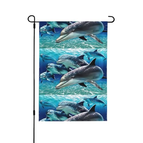 YzgWjBhd Delfin-Hausflagge, vertikal, doppelseitig, Premium, Frühling, Sommer, große Hausflagge, saisonale Dekoration, 31,8 x 45,7 cm YzgWjBhd Delfin-Hausflagge, vertikal, doppelseitig, Premium, Frühling, Sommer, große Hausflagge, saisonale Dekoration, 31,8 x 45,7 cm von YzgWjBhd