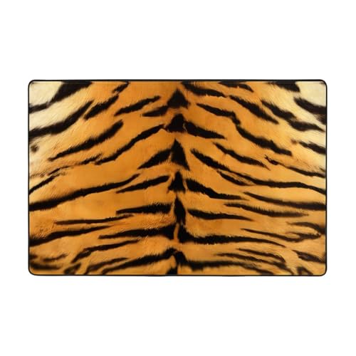 YzgWjBhd Fußmatte mit Tigerfell-Druck, rutschfeste Fußmatte für drinnen und draußen, lustige Plüsch-Memory-Schaum-Bodenmatte, 91,4 x 61 cm YzgWjBhd Fußmatte mit Tigerfell-Druck, rutschfeste Fußmatte für drinnen und draußen, lustige Plüsch-Memory-Schaum-Bodenmatte, 91,4 x 61 cm von YzgWjBhd