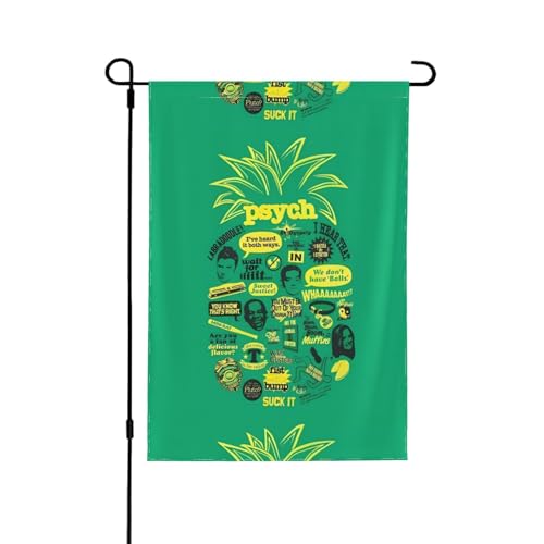 YzgWjBhd Hausflagge mit Psych Ananas-Zitat, vertikal, doppelseitig, Premium, Frühling, Sommer, große Hausflagge, saisonale Dekoration, 31,8 x 45,7 cm YzgWjBhd Hausflagge mit Psych Ananas-Zitat, vertikal, doppelseitig, Premium, Frühling, Sommer, große Hausflagge, saisonale Dekoration, 31,8 x 45,7 cm von YzgWjBhd
