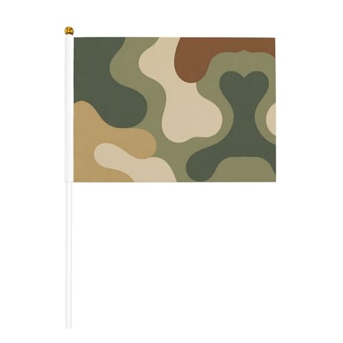 YzgWjBhd Kleine Flaggen auf Stab, organische Formen bedruckte Handflagge, lustige Mini-Flagge für Urlaubsdekoration YzgWjBhd Kleine Flaggen auf Stab, organische Formen bedruckte Handflagge, lustige Mini-Flagge für Urlaubsdekoration von YzgWjBhd
