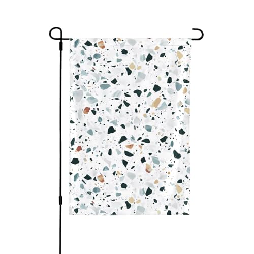 YzgWjBhd Terrazzo Hausflagge aus Marmor, Pastellfarben, vertikal, doppelseitig, Premium, Frühling, Sommer, große Hausflagge, saisonale Dekoration, 31,8 x 45,7 cm YzgWjBhd Terrazzo Hausflagge aus Marmor, Pastellfarben, vertikal, doppelseitig, Premium, Frühling, Sommer, große Hausflagge, saisonale Dekoration, 31,8 x 45,7 cm von YzgWjBhd