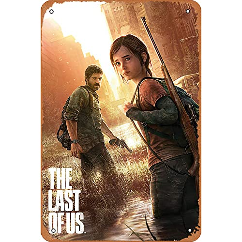 The Last of Us – Gaming Poster Game Cover Spiele Vintage Blechschild 20,3 x 30,5 cm Wanddekoration von Yzixulet