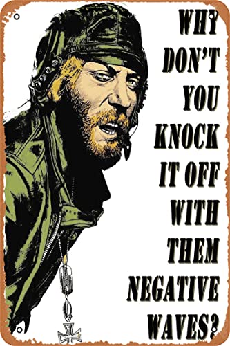 Yzixulet Kelly's Heroes – Oddball Says Poster Vintage 20,3 x 30,5 cm Metall-Blechschild Lustige Männerhöhle Dekor von Yzixulet