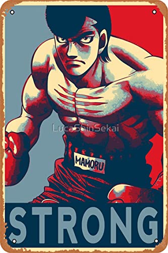 Yzixulet Mamoru Takamura Strong Hajime No Ippo Poster Metall Blechschild Vintage 20,3 x 30,5 cm Yzixulet Mamoru Takamura Strong Hajime No Ippo Poster Metall Blechschild Vintage 20,3 x 30,5 cm von Yzixulet