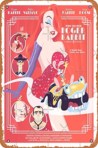 Yzixulet Roger Rabbit Poster Vintage 20,3 x 30,5 cm Metall Blechschild Lustige Männerhöhle Dekor Yzixulet Roger Rabbit Poster Vintage 20,3 x 30,5 cm Metall Blechschild Lustige Männerhöhle Dekor von Yzixulet