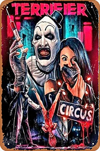 Yzixulet Terrifier Movie Horror Art Poster Poster Vintage 8" x 12" Metal Tin Sign Funny Man Cave Decor Yzixulet Terrifier Movie Horror Art Poster Poster Vintage 8" x 12" Metal Tin Sign Funny Man Cave Decor von Yzixulet