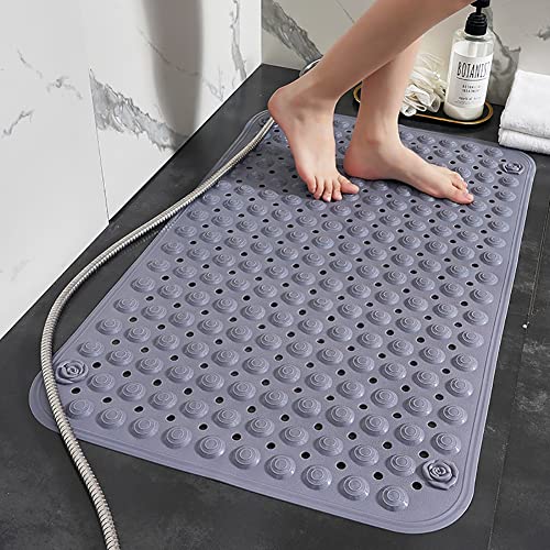 Z·Bling Duschmatte rutschfest Saugnäpfen 60x90cm,Maschinenwaschbar Antirutschmatte Badewanne mit PVC Werkstoff,Badewannenmatte für Badezimmer,Badewanne von Z·Bling