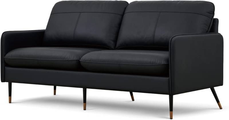 Z-Hom Sofa Z-hom Leder Sofa Modell 002, 2-Sitzer-/ 3-Sitzer-Sofa, Moderne Couch von Z-Hom