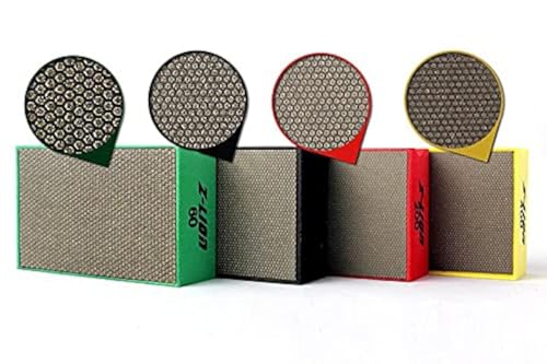 Z-LION Schleifblöcke Diamant Hand Polierpads galvanisiert Professional für Glasstein 4 Stück Set Z-LION Schleifblöcke Diamant Hand Polierpads galvanisiert Professional für Glasstein 4 Stück Set von Z-LION