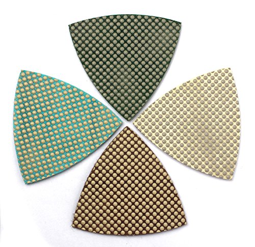 Z-Lion Polierpads für Oszillierwerkzeuge aus Kunstharz, dreieckig, ZL-DTP4, ZL5-4pcs set Z-Lion Polierpads für Oszillierwerkzeuge aus Kunstharz, dreieckig, ZL-DTP4, ZL5-4pcs set von Z-LION