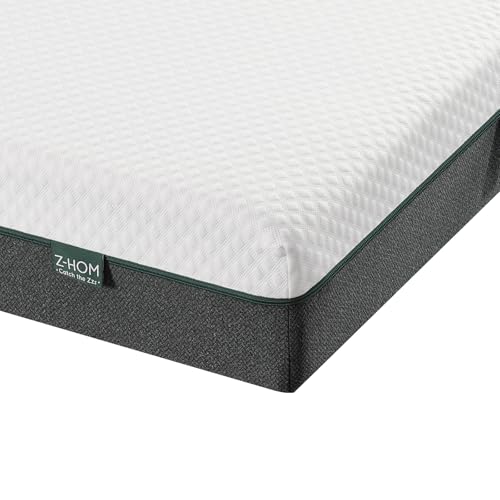 Z-hom Matratze 90x200 cm 7 Zonen Matratze, Öko-Tex Zertifiziert, Höhe 18 cm, Härtegrad H2/H3, Memory Schaum, Air-HRX-System, 2 in 1 Kaltschaummatratze, Rollmatratze (90x200 cm) von Z-hom