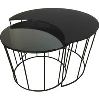 Z2 Beistelltisch (2er-Set) CHRIS, Glas von Z2