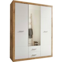 Z2 Drehtürenschrank 3-türig STONE, Holznachbildung von Z2