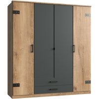 Z2 Drehtürenschrank 4trg. CORK, Holznachbildung von Z2