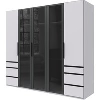 Ti´me Drehtürenschrank 5-trg. LEVEL 36 BLACK E, Holznachbildung von Ti´me