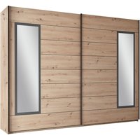 Z2 Schwebetürenschrank 2-türig BARBIAN, Holznachbildung von Z2