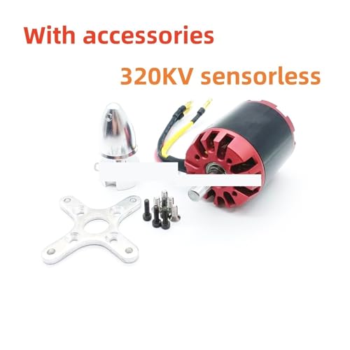 5065 200KV 270KV 320KV 400KV 6-12S BLDC outrunner Brushless Motor Red sensored for electric sktaeboard balancing scooter thrust(320KV sensorless set) von Z3LYA9