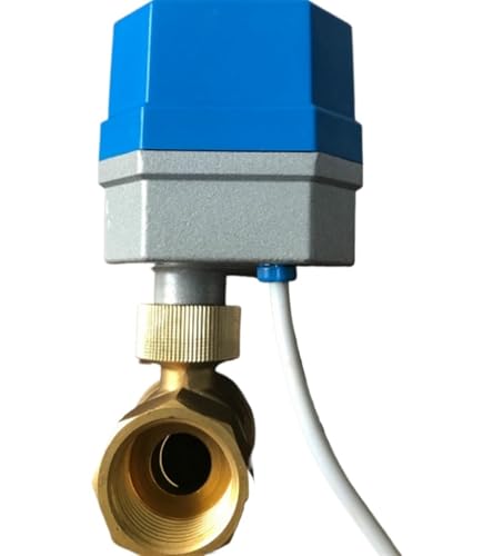 AC220V/24V DC12V/24V 2-Wege-Kugelhahn Solar Elektrischer Kugelhahn Messing Elektrischer Kugelhahn DN15 DN20 DN25 DN32 DN50 (DC 12V, DN20) von Z3LYA9