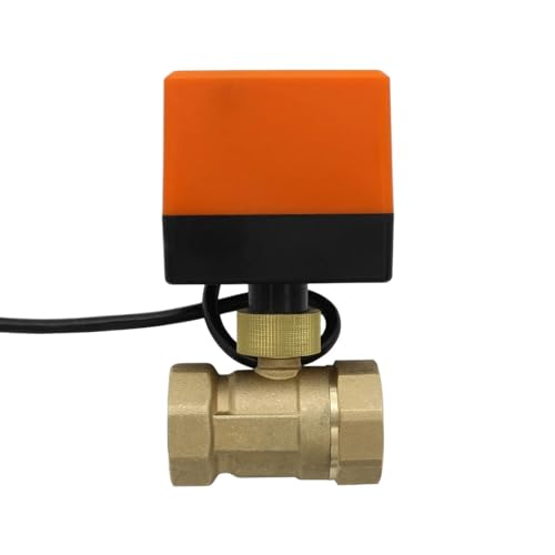AC220V AC24V DC24V DC12V NPT Gewinde Messing Kugelhahn Motorisierter Kugelhahn Elektrischer Kugelhahn Zwei-Wege-Ventile DN25 (AC24V) von Z3LYA9