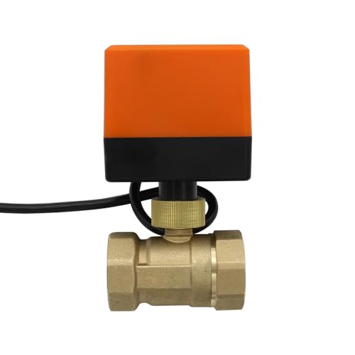 Elektrisch motorisierter Messing-Kugelhahn AC220V DC24V AC24V DC12V 2-Wege mit Stellantriebsventilen Motorisierter Kugelhahn DN15 DN20 DN25 DN32(DN40, AC24V) von Z3LYA9