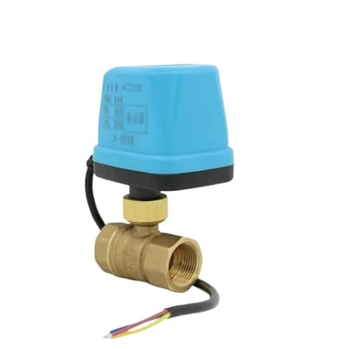 Elektrischer Messing-Kugelhahn AC220V DC5V DC12V DC24V 2-Wege-Ventil Motorventil für Wasser DN15 DN20 DN25 DN32 DN40(DN15, DC12V_CN03) von Z3LYA9