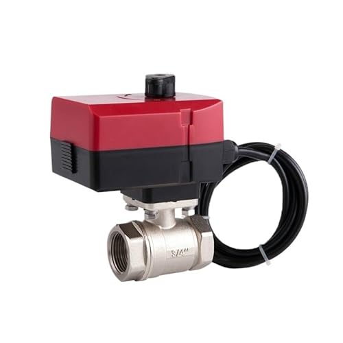 Elektroventil, Messing, motorisiertes Kugelhahn, Zwei-Wege-Ventil, kann manuell und automatisch verwendet werden, 220 V DN15-N32(DN32) von Z3LYA9