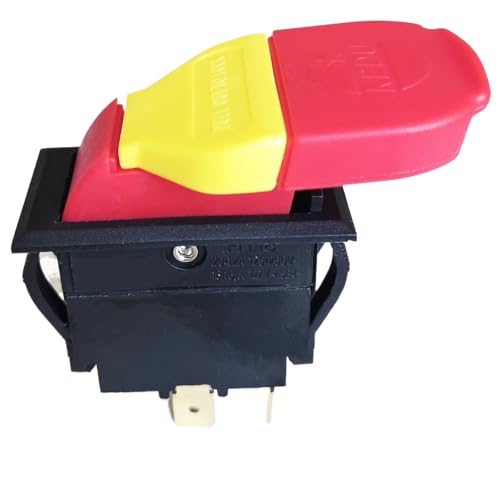 Z3LYA9 HY18 20 A 125 V/250 V 4 Pins On-Off Safety Key Pushbutton Switches 6.3 Tab von Z3LYA9